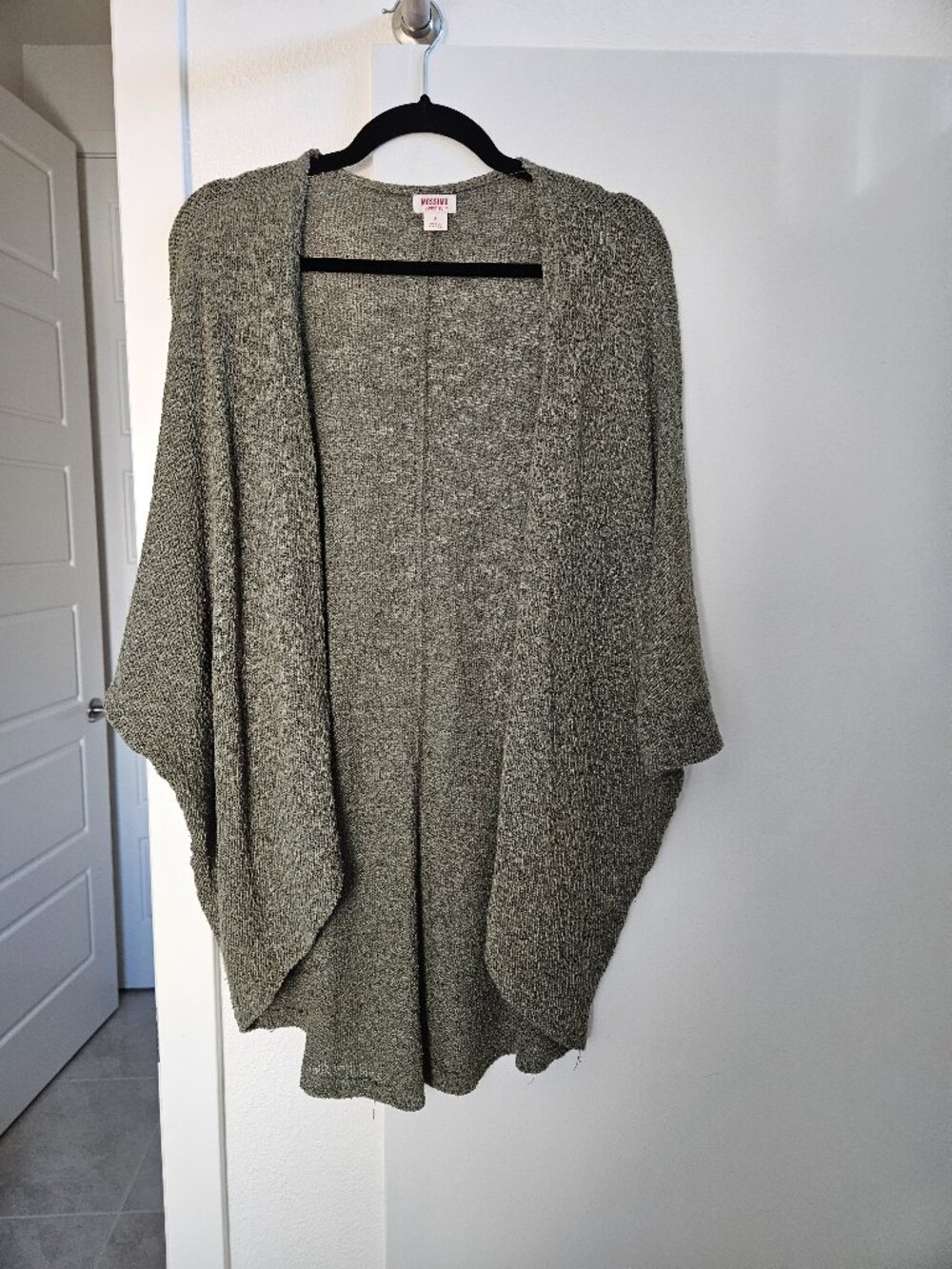 Mossimo Supply Co. Olive Green Cardigan Duster